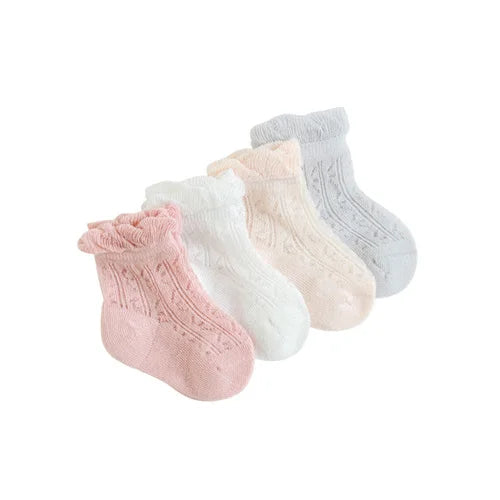 Lawadka 4Pairs/Lot Kids Socks for Girls Boys Cotton