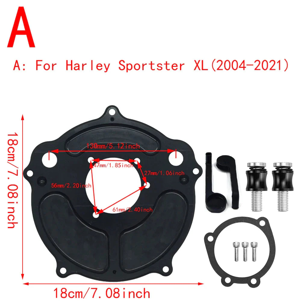 RSD Turbine Clarion Air Cleaner Matte Black Intake