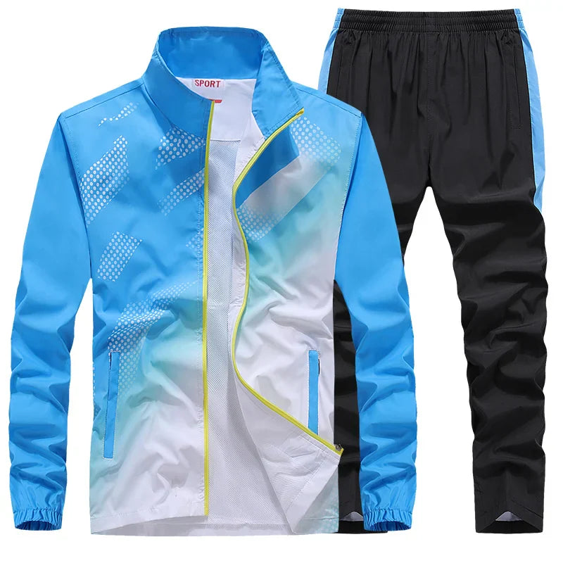 Men's Sportswear New Spring Autumn 2 Piece Sets