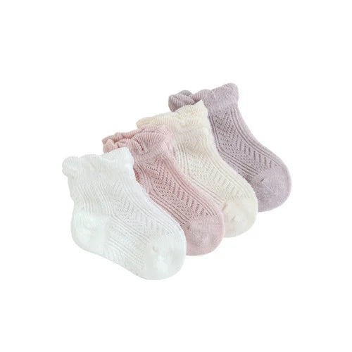 Lawadka 4Pairs/Lot Kids Socks for Girls Boys Cotton