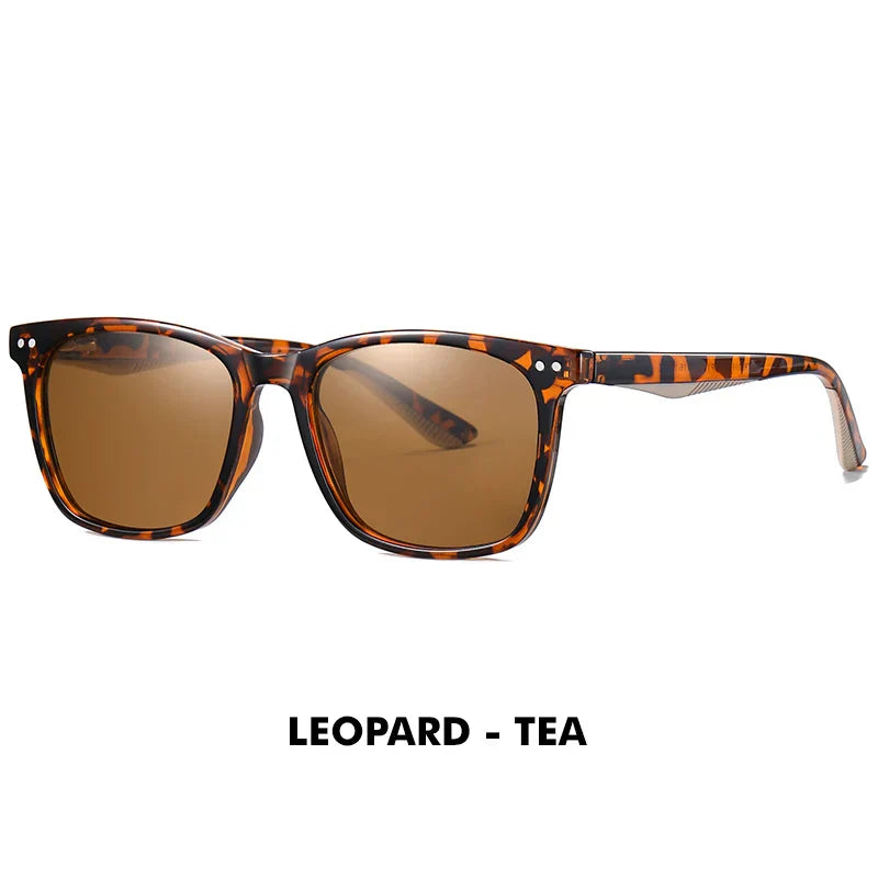 Fashion Square Sunglasses Polarized Men Women Ultra Light