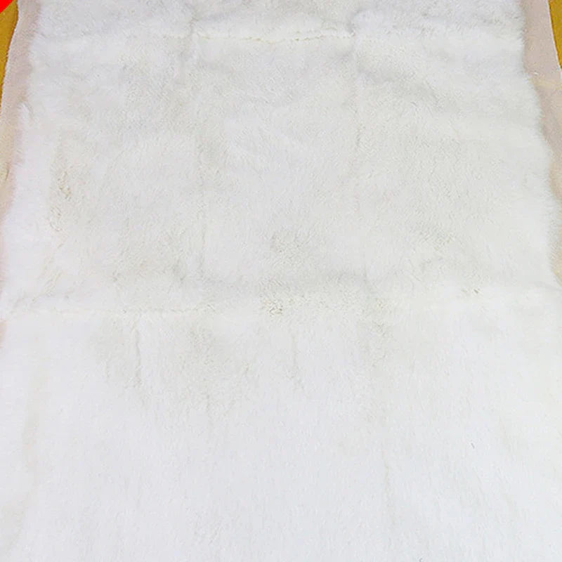 50x100cm Natural Rabbit Fur Patchwork Skin Crafts Sewing