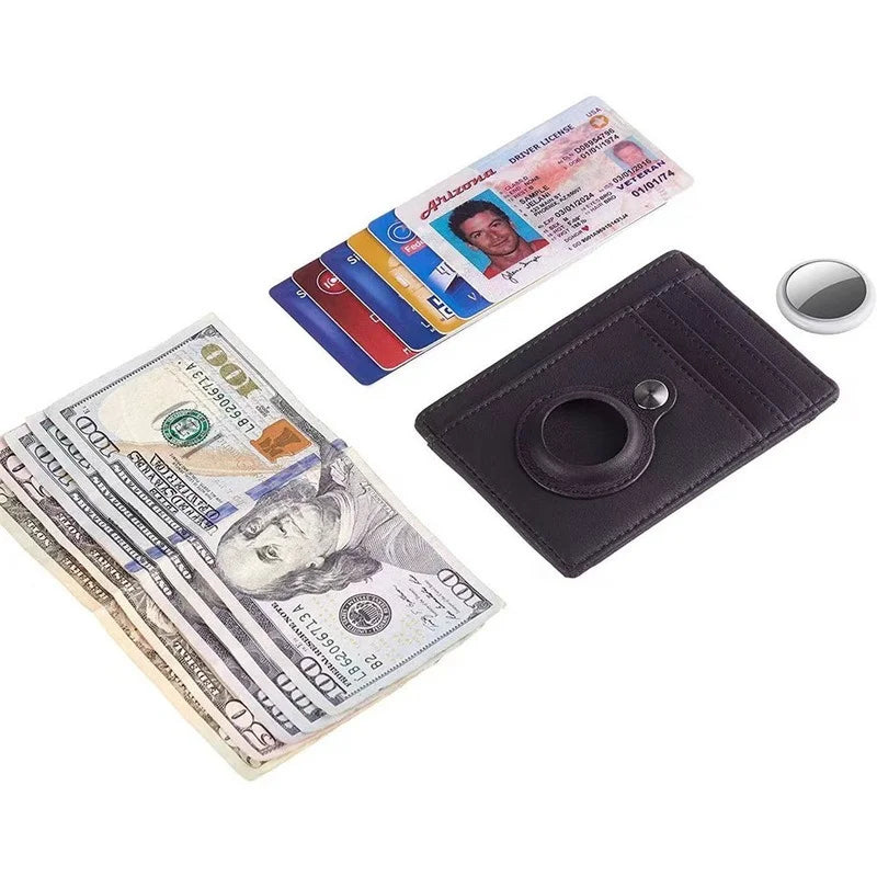 2021 AirTag Wallet – Slim RFID Card Holder with Shockproof Design