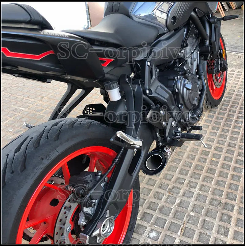 For Yamaha MT07 FZ07 Motorcross Exhaust Front Pipe