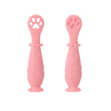 BPA Free Baby Pre-Spoon Set Silicone Self Feeding