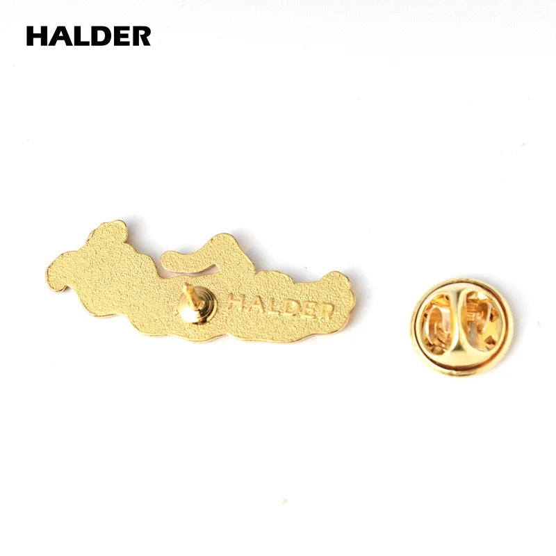 HALDER Swimming Pin Athletes Enamel Brooches Sports Games