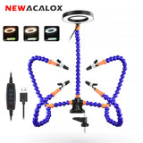 NEWACALOX Table Clamp Soldering Helping Hands Third Hand