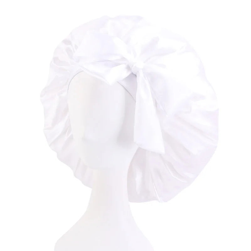 New Extra Large Bow Scarf Cap Bath Cap