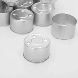 50Pcs Empty Candle Tins Lightweight Premium Aluminum Tea