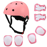 7Pcs Adjustable Pads Wrist Helmet Protector Set Kids