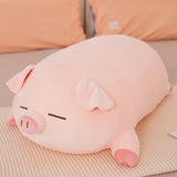 40/50/60/80cm Squish Pig Stuffed Doll Lying Plush Piggy