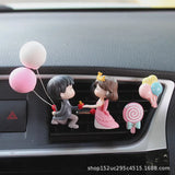 Car Air outlet clip Decoration Cute Cartoon Couples
