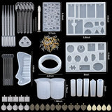 Silicone Mold For Epoxy Resin Set Jewelry Casting