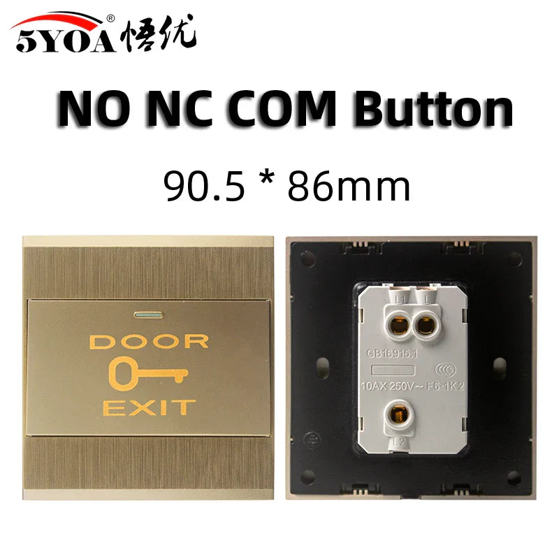 Access Button Door Exit Push Switch No Touch