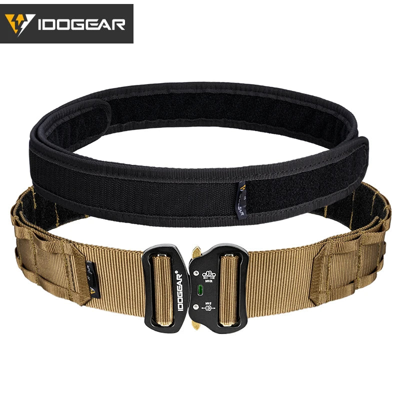 IDOGEAR Tactical 2 Inch Combat Belt Quick Release