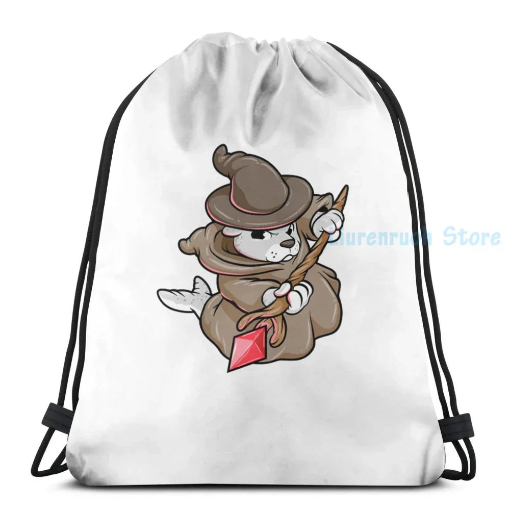 Funny Graphic print Seal as Magician with Magic wand USB Charge Backpack men School bags Women bag Travel laptop bag