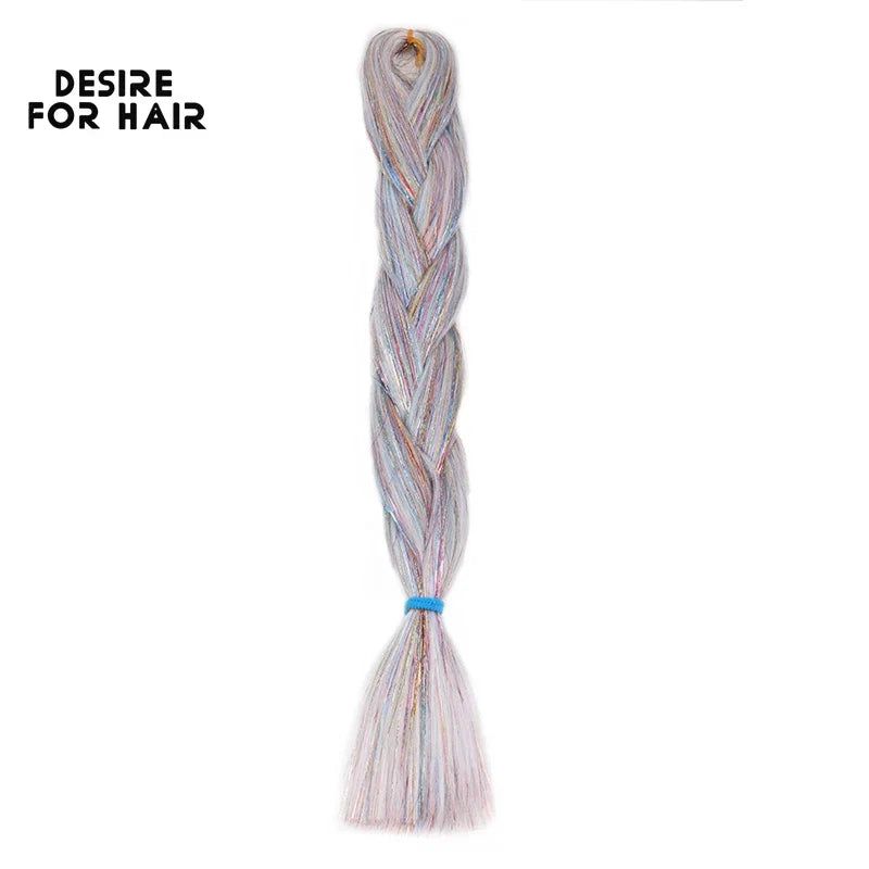 Desire for Hair 5Packs Synthetic Braiding Hair Christmas