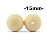 15mm 100pcs Round Silicone Beads Teether Baby Nursing