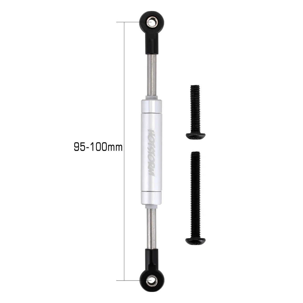 INJORA 1PCS 72-102mm Adjustable Servo Steering Link 1/10