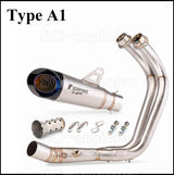 For Yamaha MT07 FZ07 Motorcross Exhaust Front Pipe