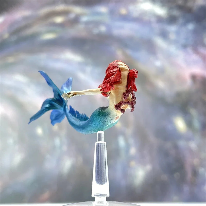 1.7Inch Fantasy Mermaid Figurine Action Figure Hand Painted