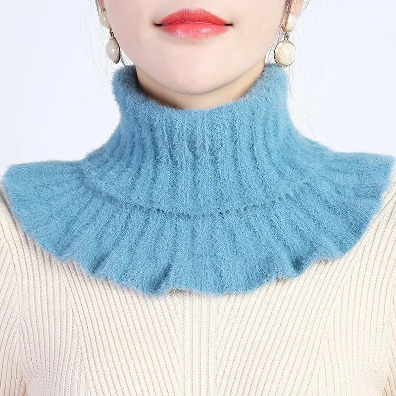 Thickened Imitation Mink Cashmere Bib Women's FallWinter Warm