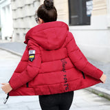 Women Winter Parkas Hooded Thick Warm Short Coat