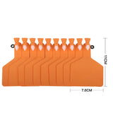 50Pcs TPU Cow Cattle Ear Tag Signs Without