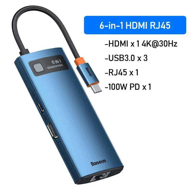 Baseus USB C HUB USB 3.0 3 0