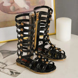 New Summer Child Sandals Roman Boots High-top Girls