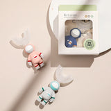 Kids Cartoon Toothbrush U-Shape Infant Toothbrush With Handle