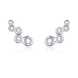 bamoer Shiny Bubble Long Stud Earrings for Women