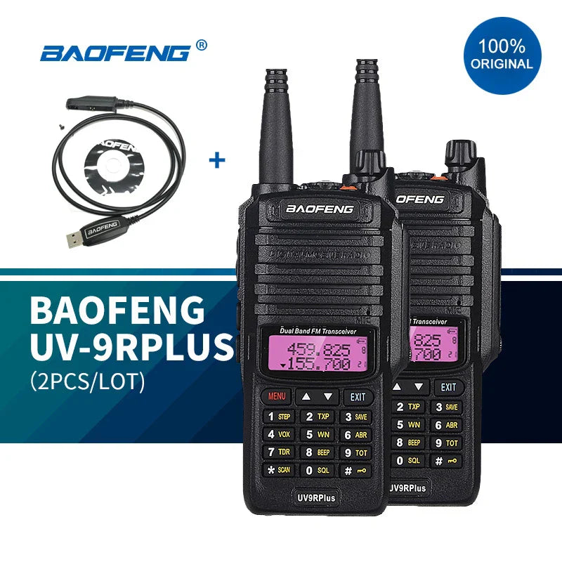 100% Original baofeng uv9r plus upgraded dual band