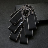 High Quality Korean Fashion New Crystal Bow Tie