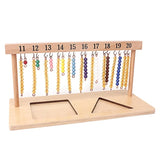 Montessori Teaching Math Toys Digitals Numbers 1-20 Hanger