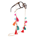 Fashion Colorful Tassel Women's Glasses Chain on the