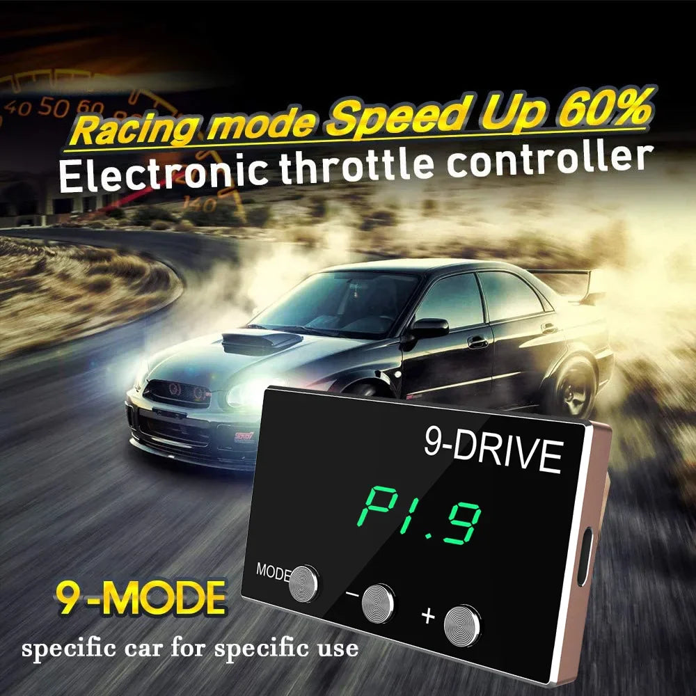9 Drive 5 Modes Digital Car Throttle Response