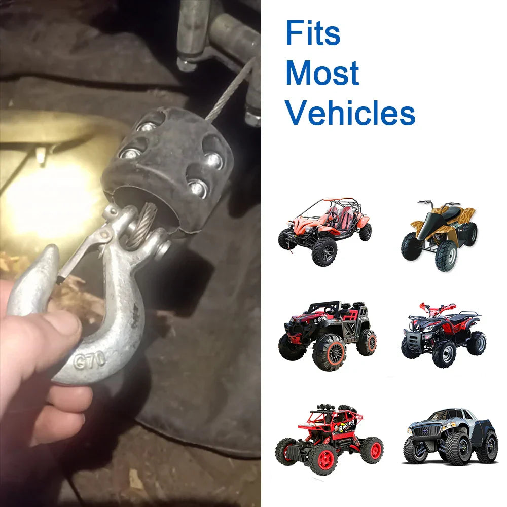 Winch Buffer Rubber Bumper Absorber Tow Hook Cable