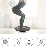 Yoga Balance Board Disc Stability Round Plates Exercise