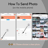 Personalized Father's Day Gift Photo Text Wallet Men Zipper Interior Coin Pocket Bifold Custom Egnraved Picture Wallets for Him