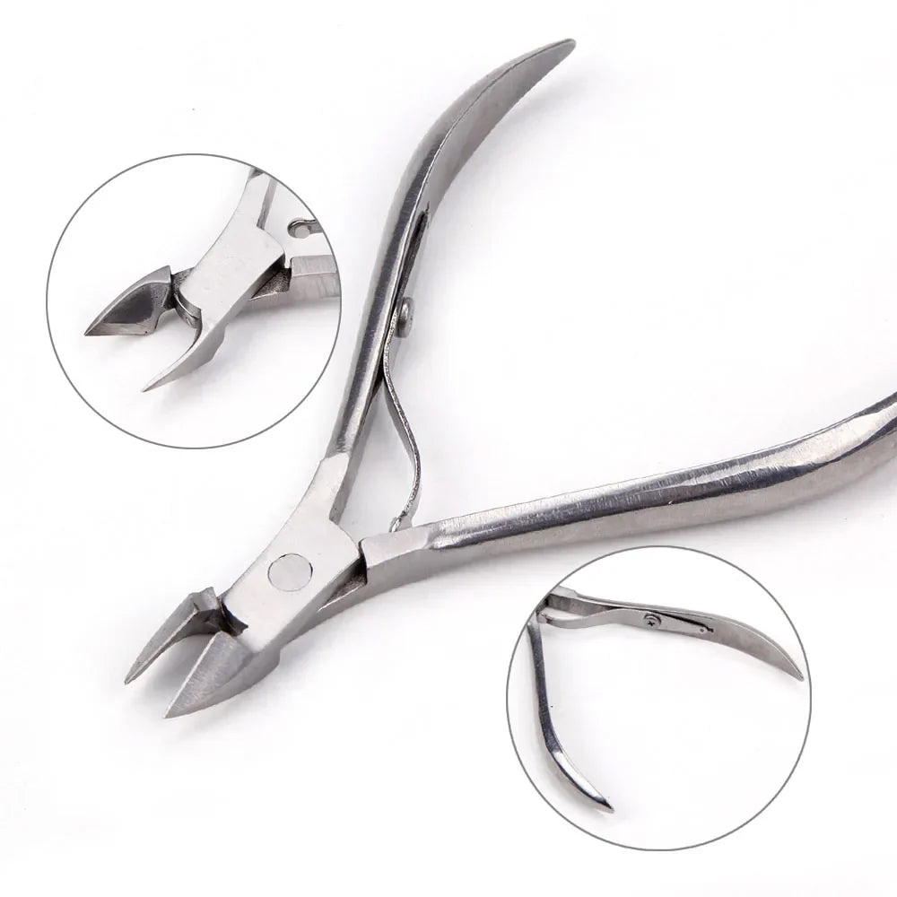 4/8/12pcs Stainless Steel Nail Cuticle Nipper Cutter Dead