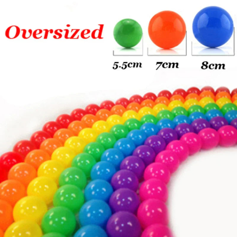 50/100 pcs 5.5/7/8 cm Eco-Friendly Colorful Soft Plastic