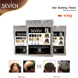 Sevich 125g Hair Fibers 10 Color Keratin Hair