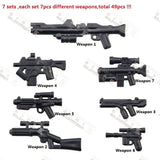 50PCS/LOT Weapon Model Gun Pack Star W Movie