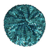 Women's Fashion Fun Sparkle Sequins Shimmer Stretch Beret