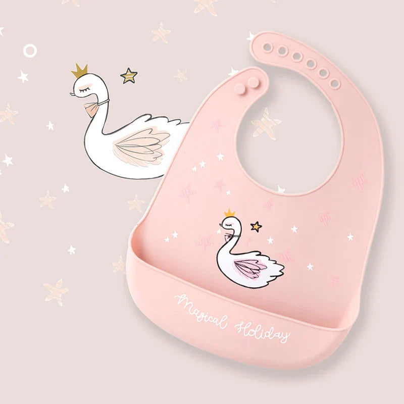 Soft Silicone Baby Bibs Boys Girls Stuff Waterproof