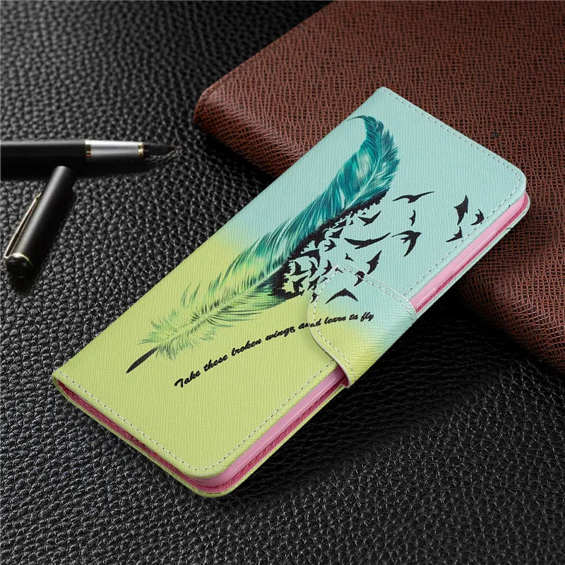 Wallet Flip Case For Redmi 12C Cover Case