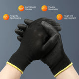 nylon safety coating gloves gardening work protection construction