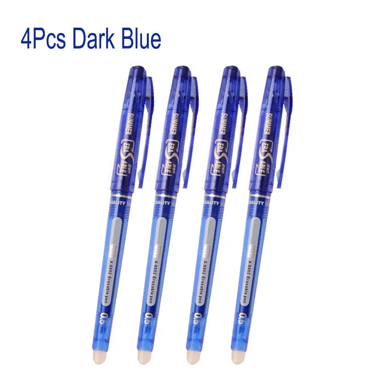 DELVTCH Erasable Gel Pen 0.7mm 0.5mm Bullet Tip