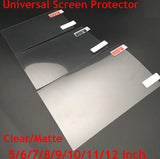 Universal Screen Protectors for Mobile, Tablet, GPS, LCD - HD Clear PET Film
